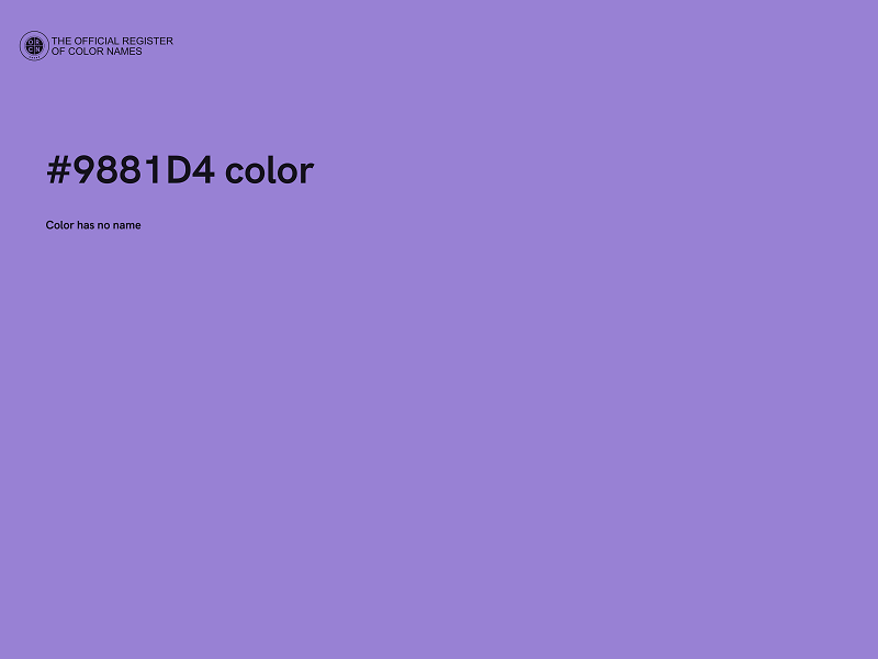 #9881D4 color image