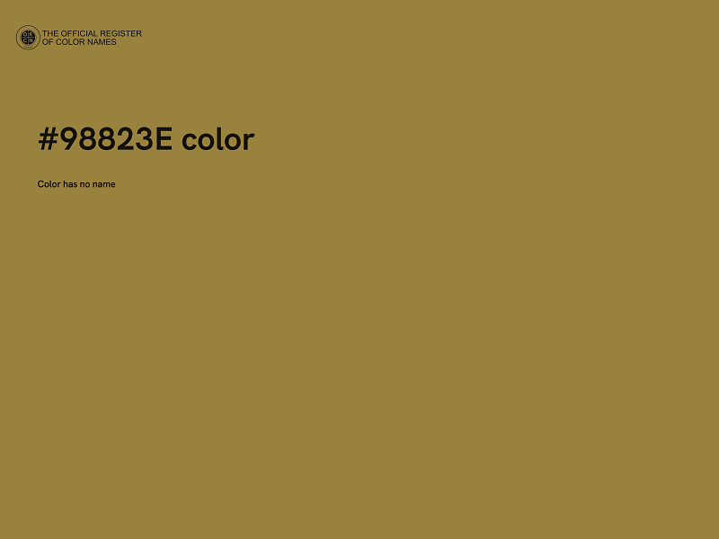 #98823E color image