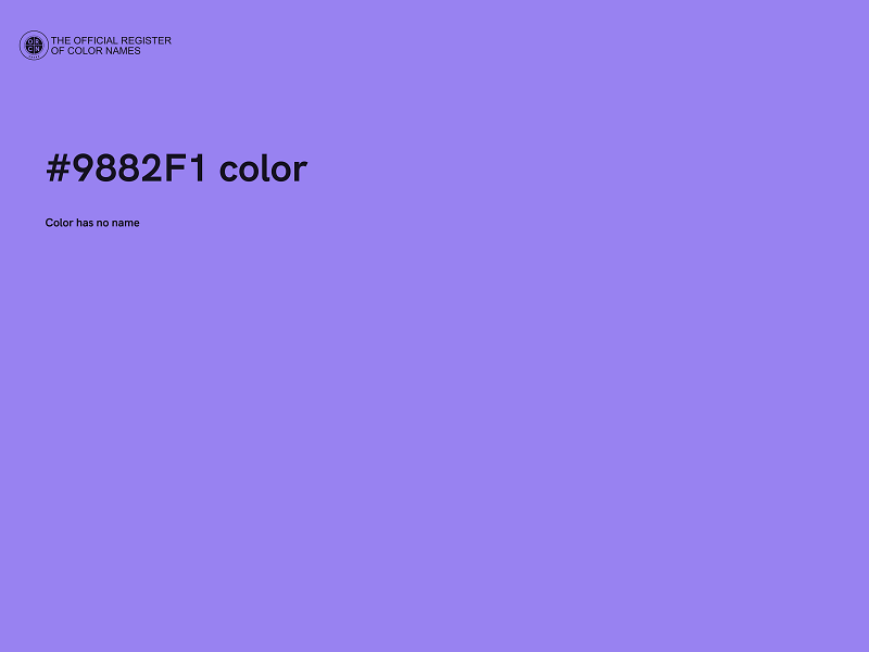 #9882F1 color image