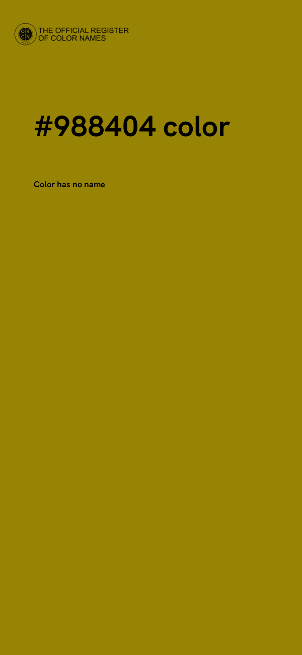 #988404 color image