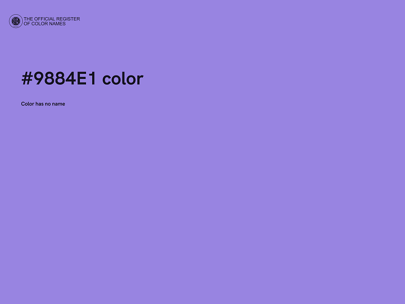 #9884E1 color image