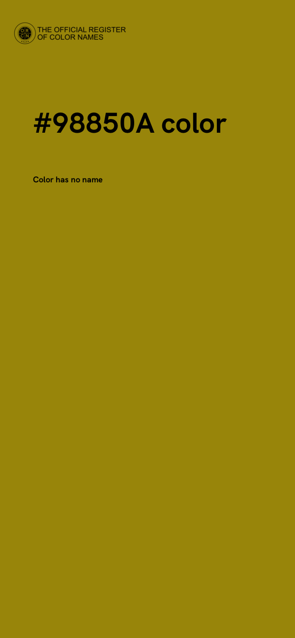 #98850A color image