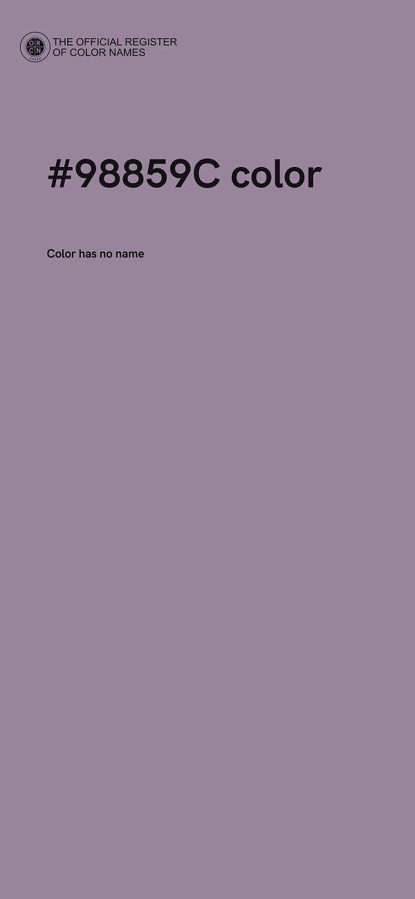 #98859C color image