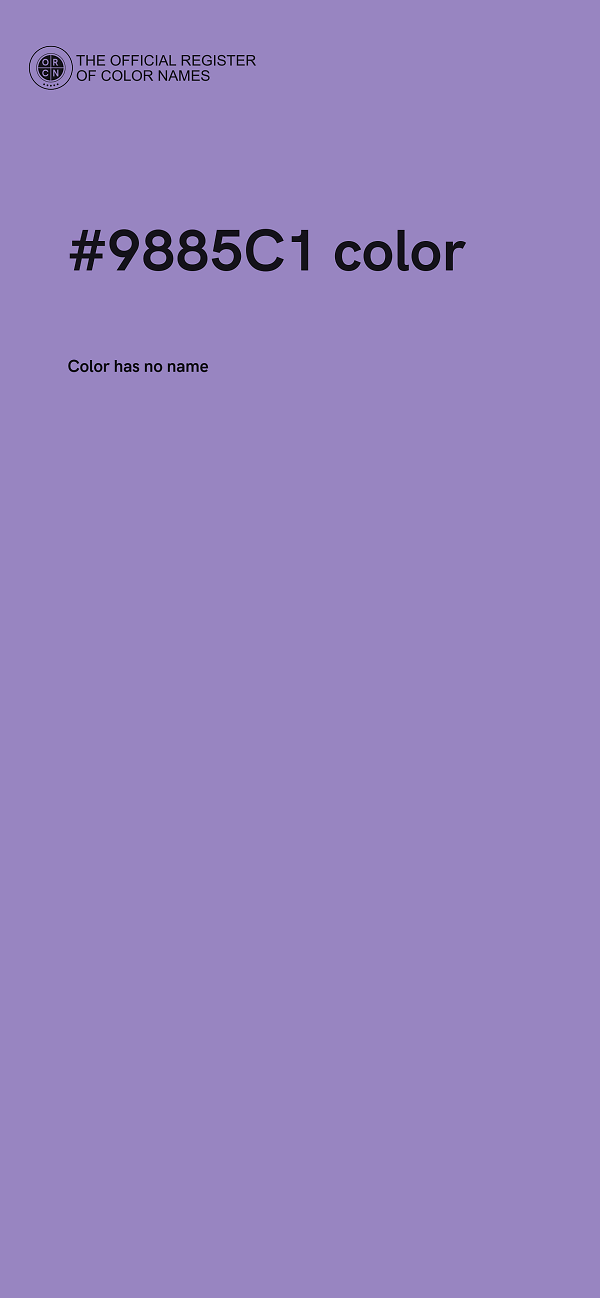#9885C1 color image