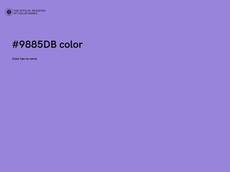 #9885DB color image