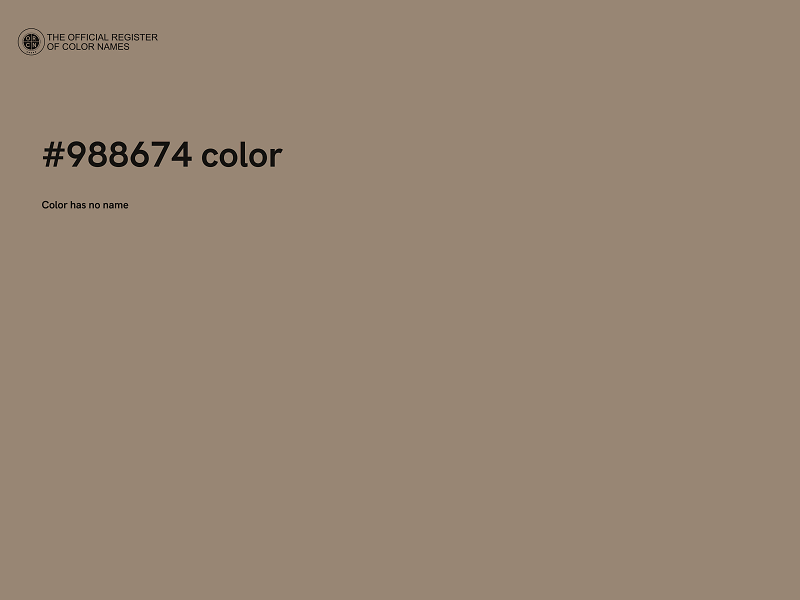 #988674 color image