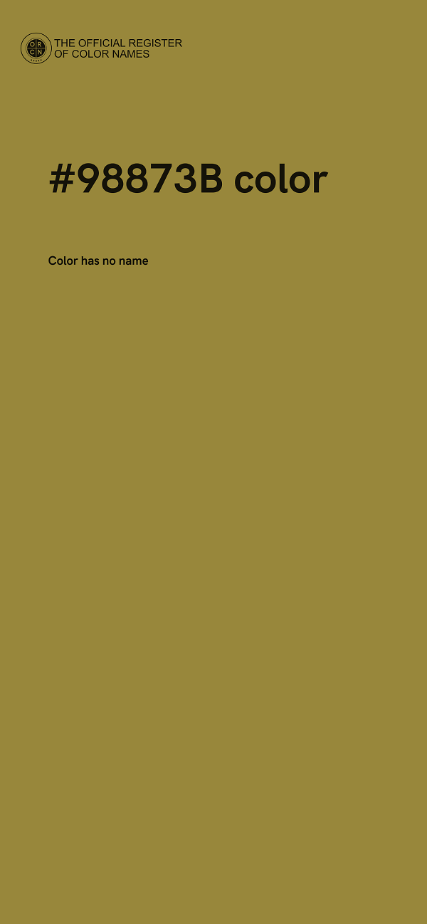 #98873B color image