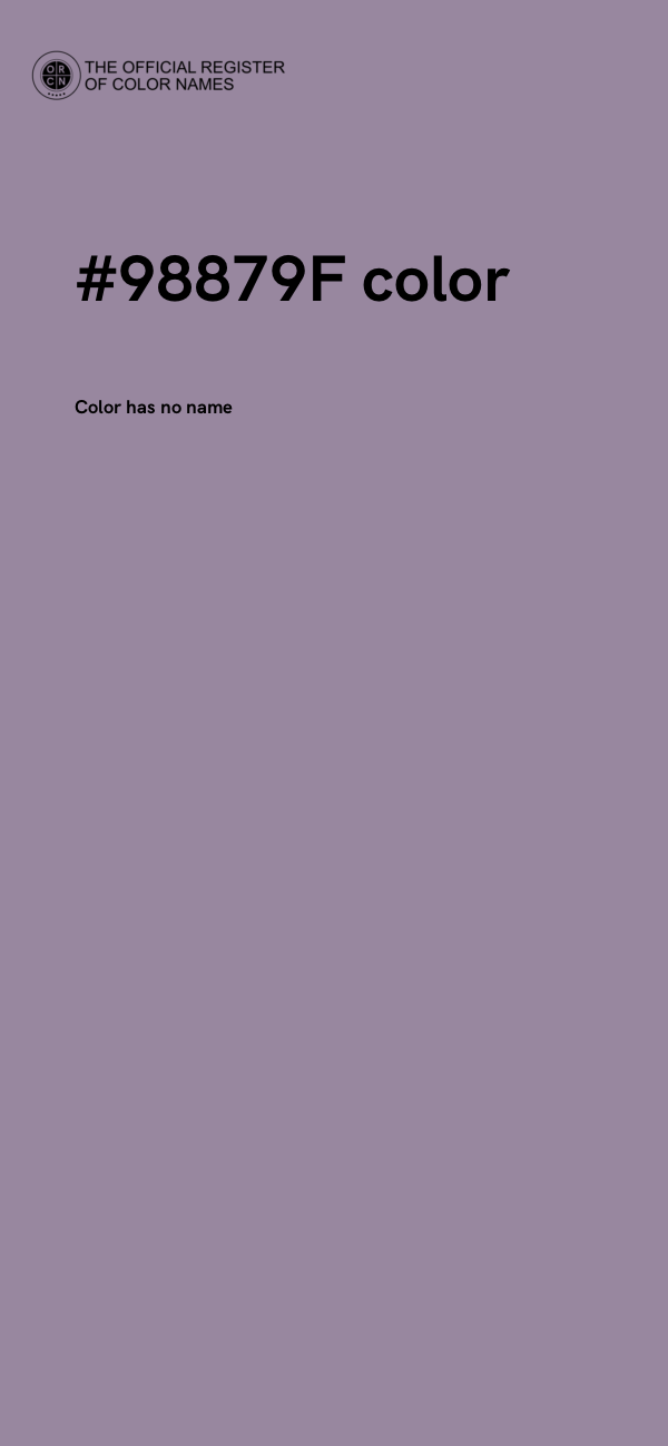 #98879F color image