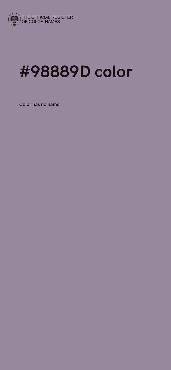 #98889D color image