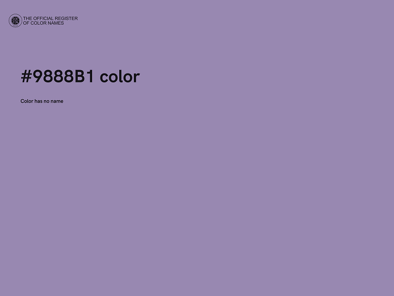 #9888B1 color image