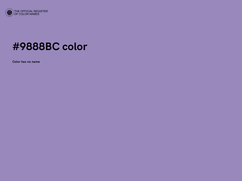 #9888BC color image