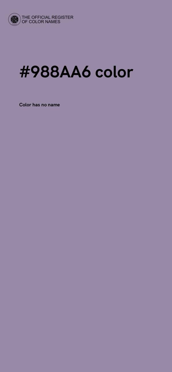 #988AA6 color image
