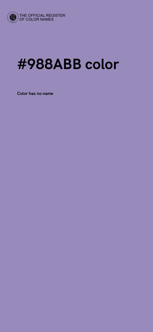 #988ABB color image