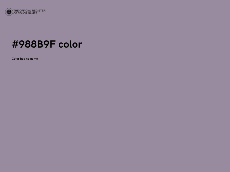 #988B9F color image