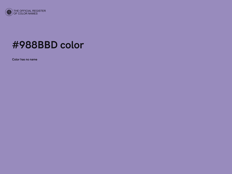 #988BBD color image