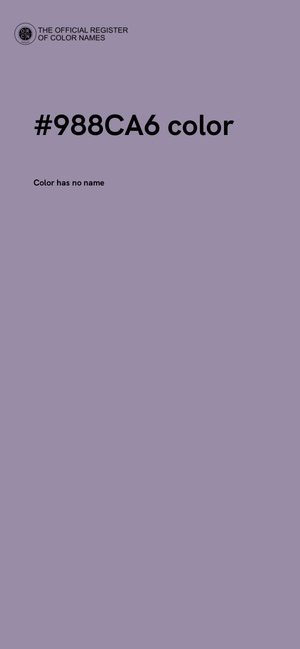 #988CA6 color image