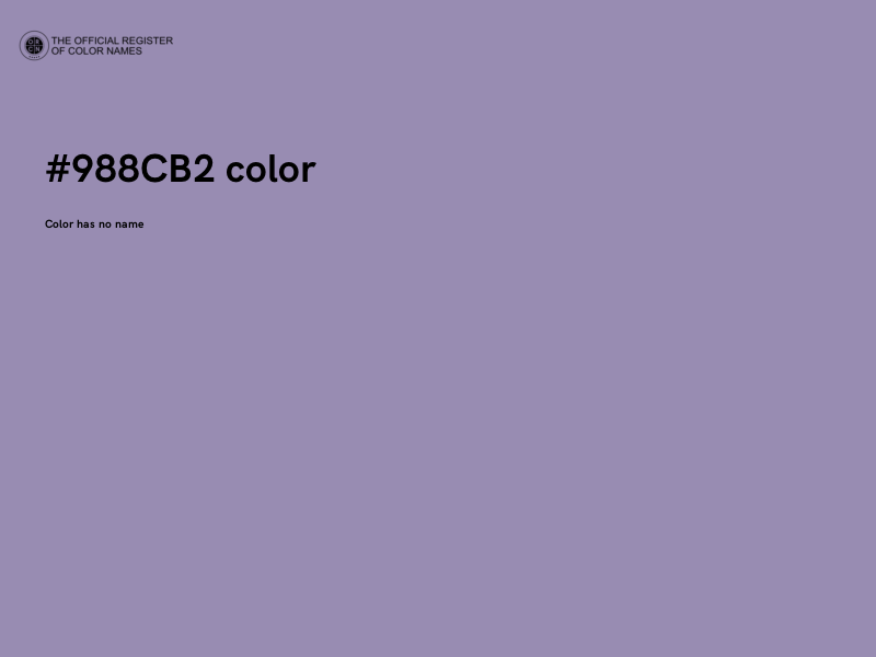 #988CB2 color image