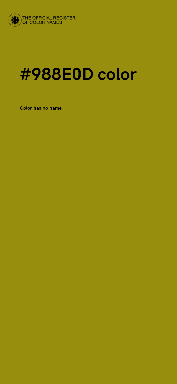 #988E0D color image