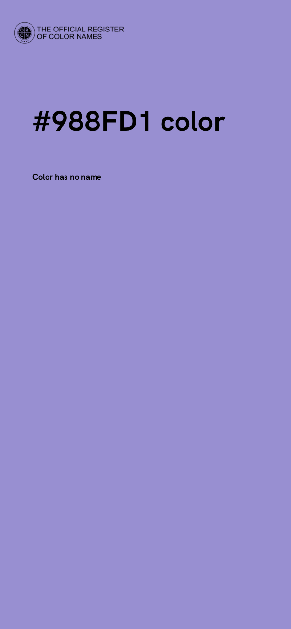 #988FD1 color image