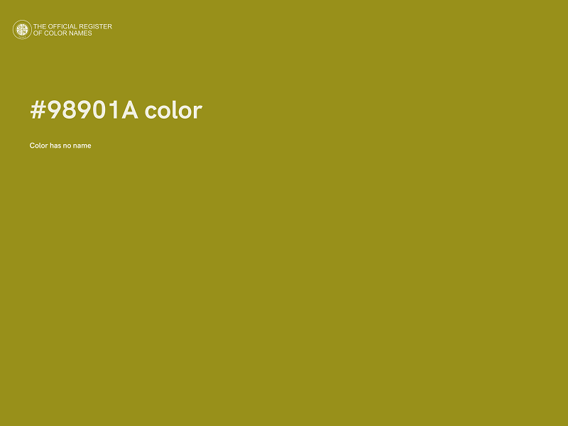 #98901A color image