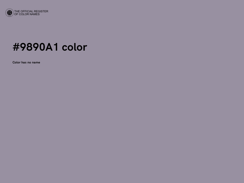 #9890A1 color image