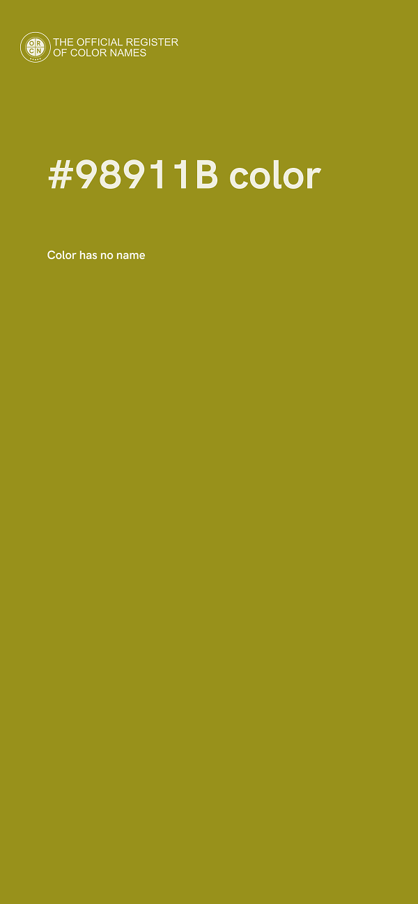 #98911B color image
