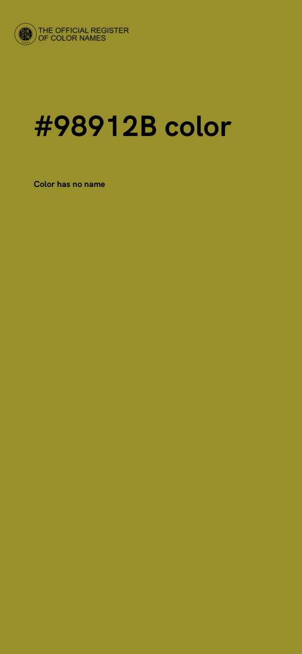 #98912B color image