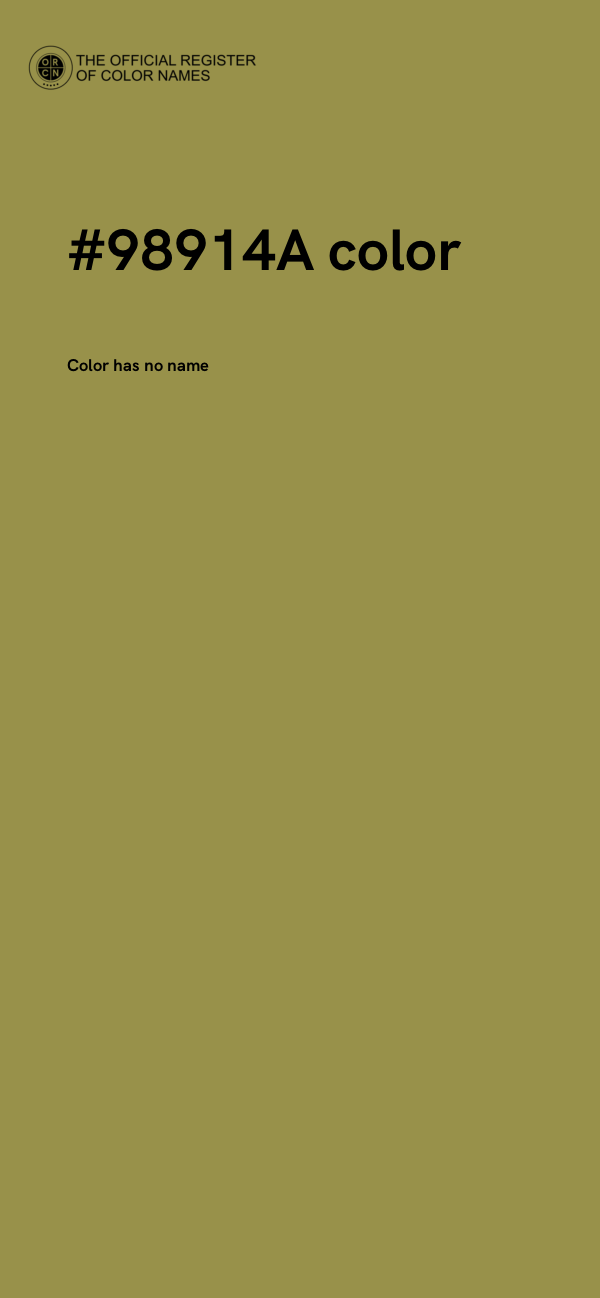 #98914A color image