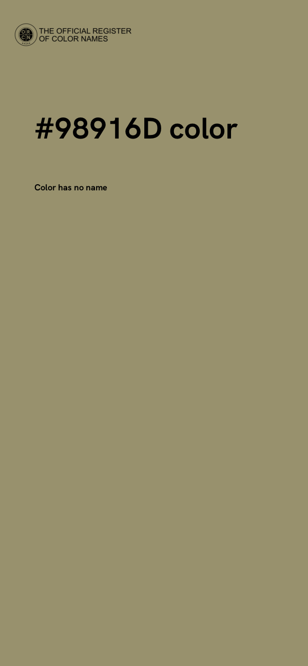 #98916D color image