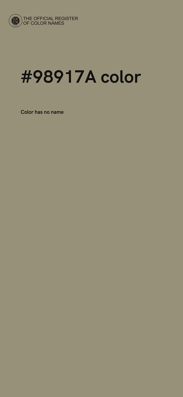 #98917A color image
