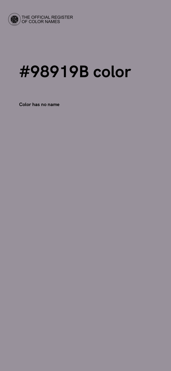 #98919B color image