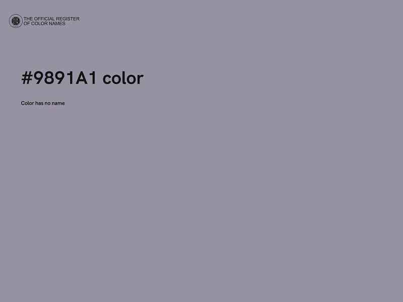 #9891A1 color image