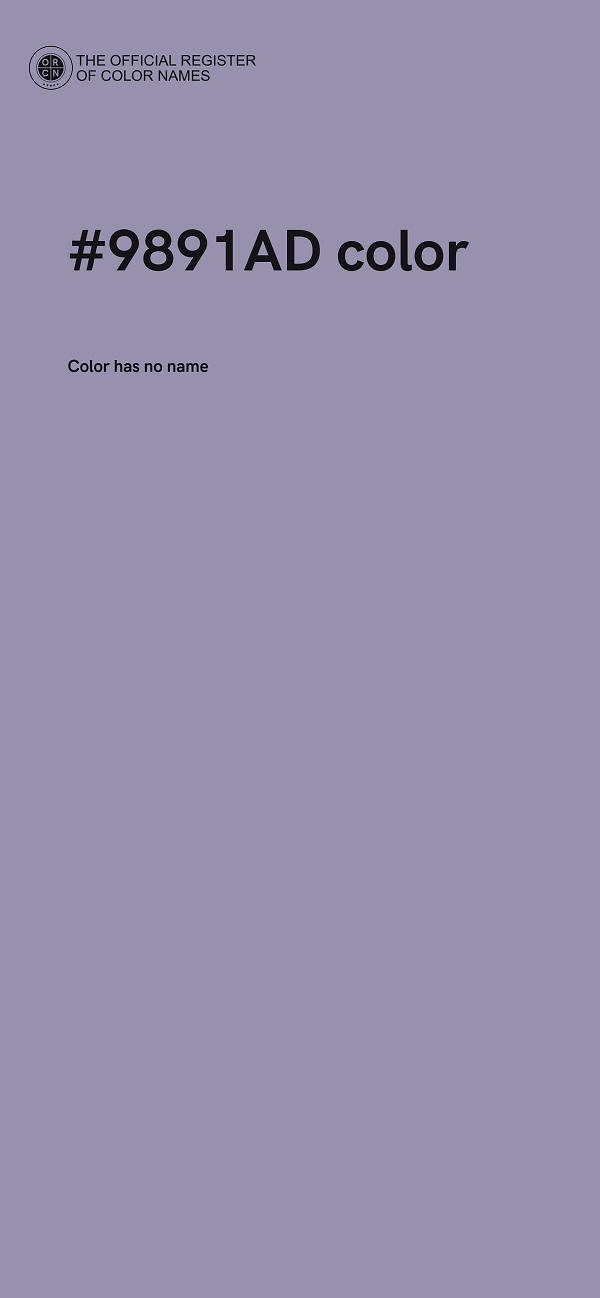 #9891AD color image
