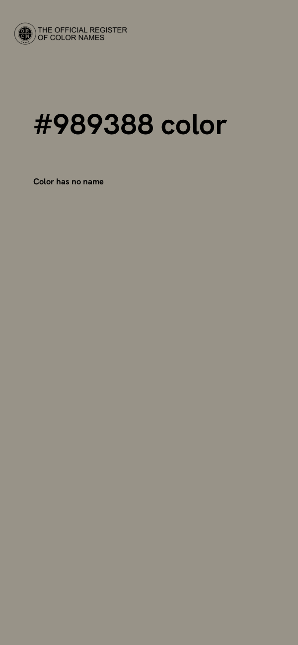 #989388 color image