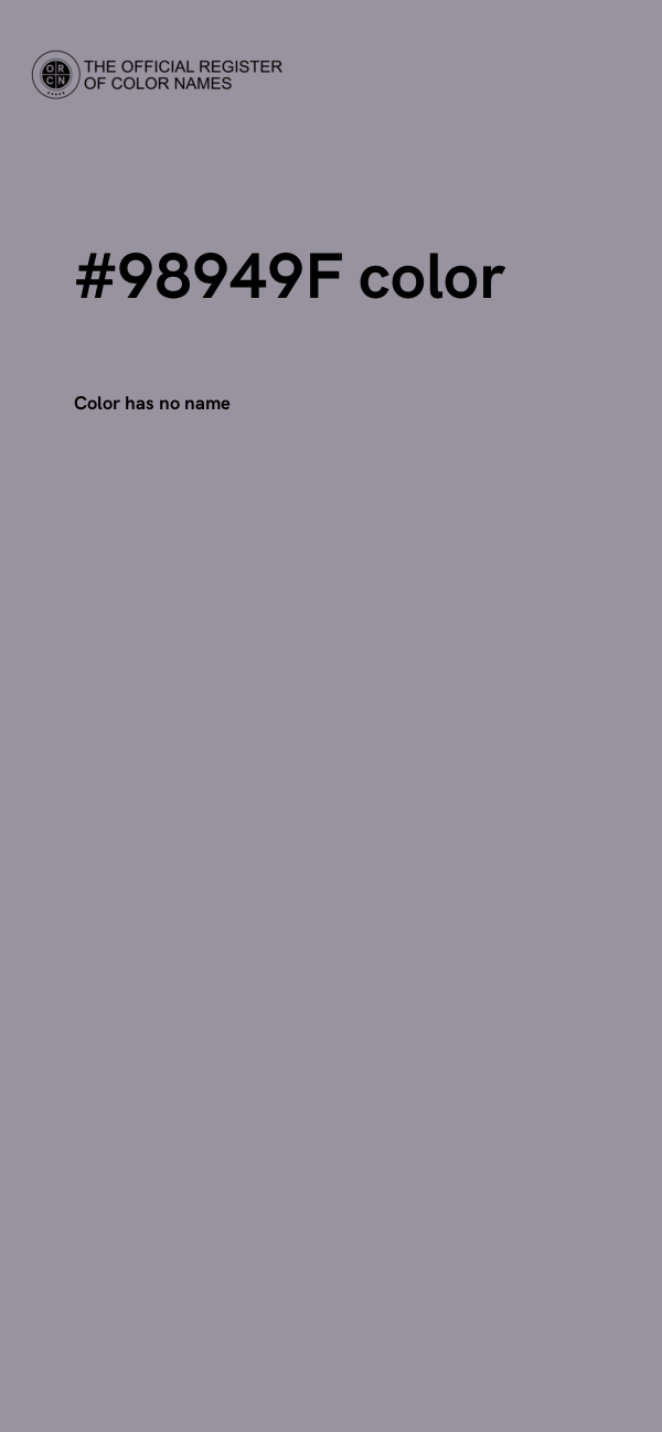 #98949F color image