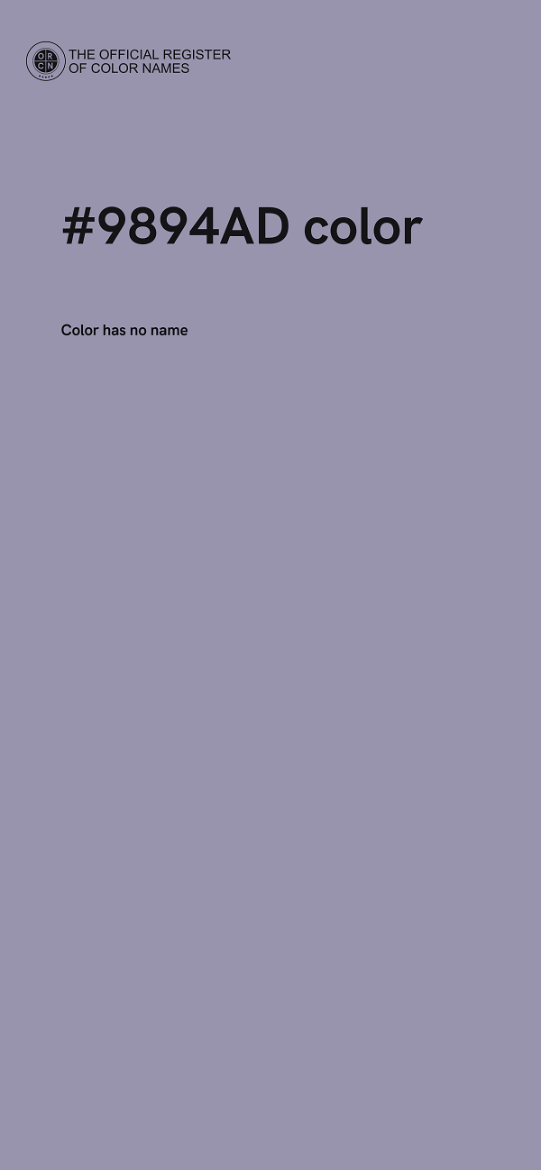 #9894AD color image