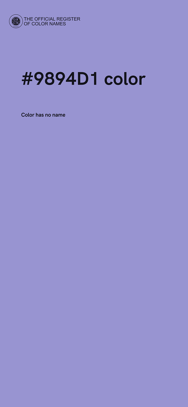 #9894D1 color image