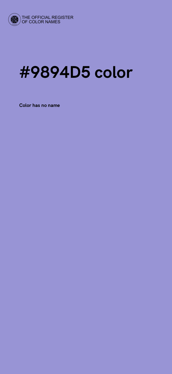 #9894D5 color image