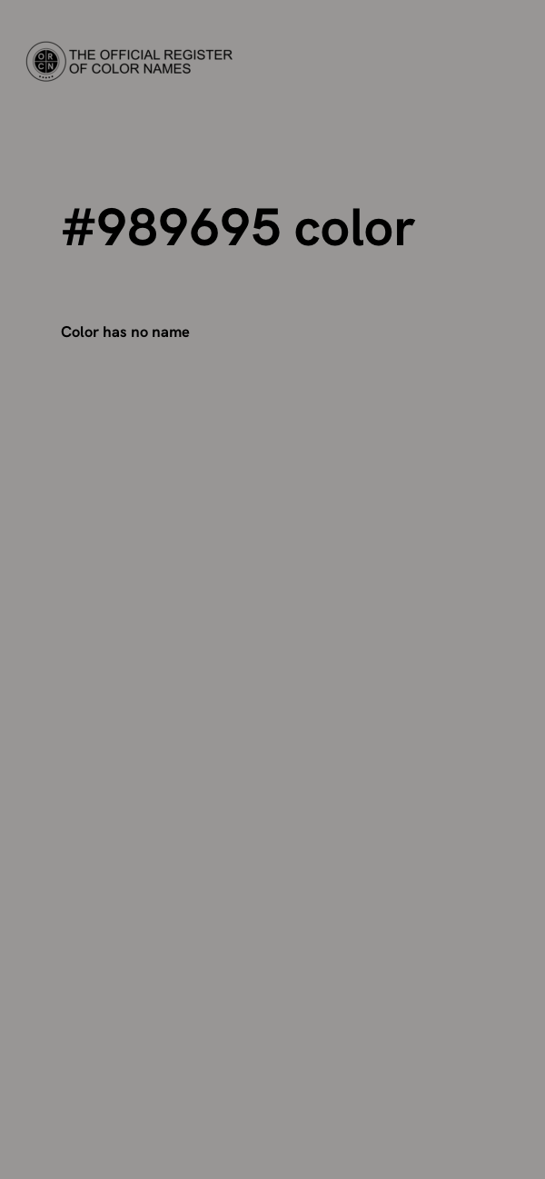 #989695 color image