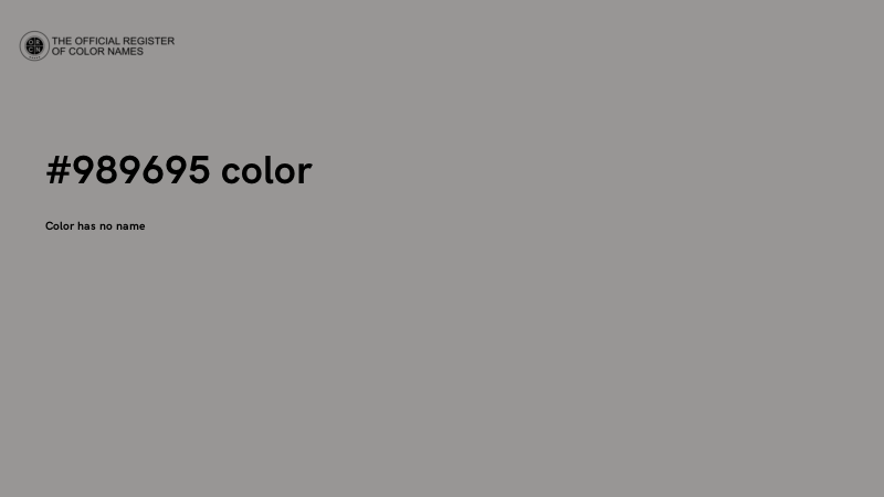 #989695 color image