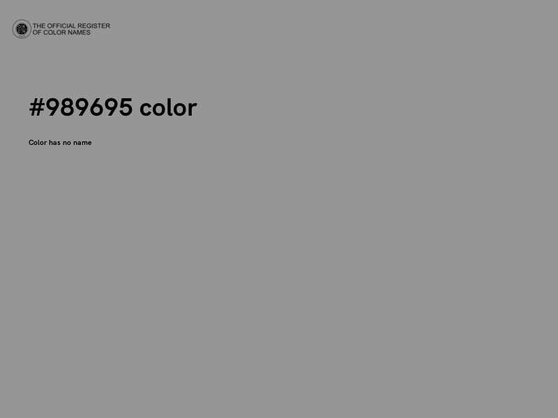 #989695 color image