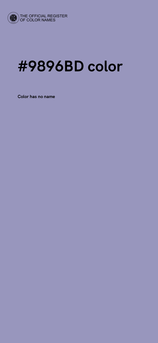 #9896BD color image