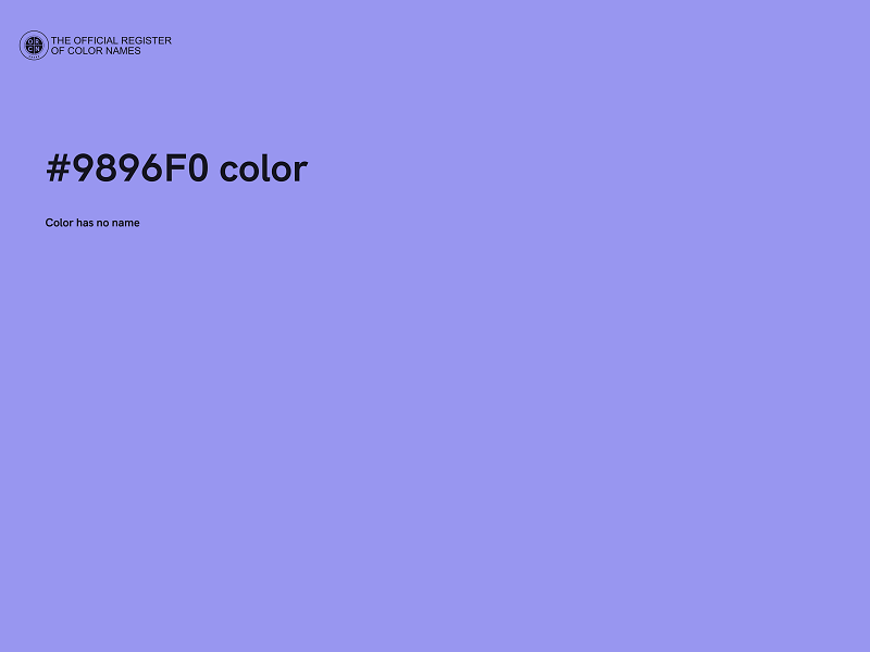 #9896F0 color image