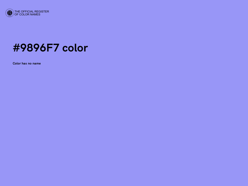 #9896F7 color image