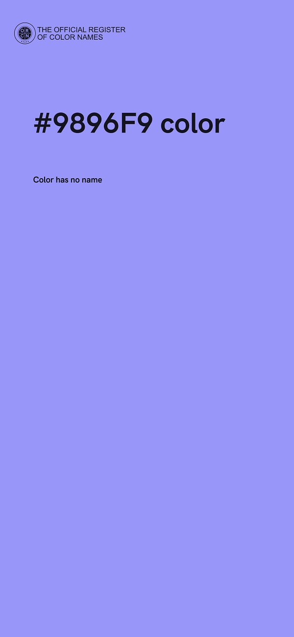 #9896F9 color image