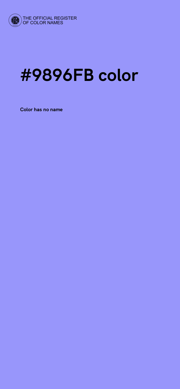 #9896FB color image
