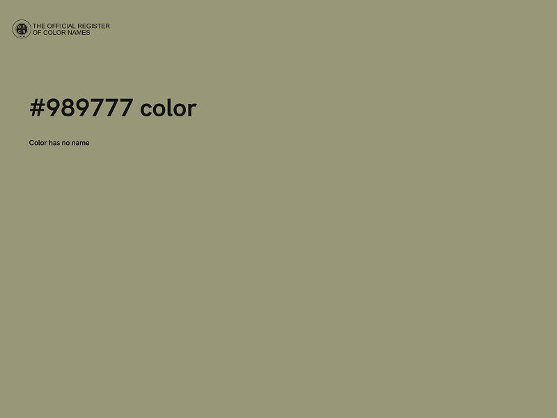 #989777 color image
