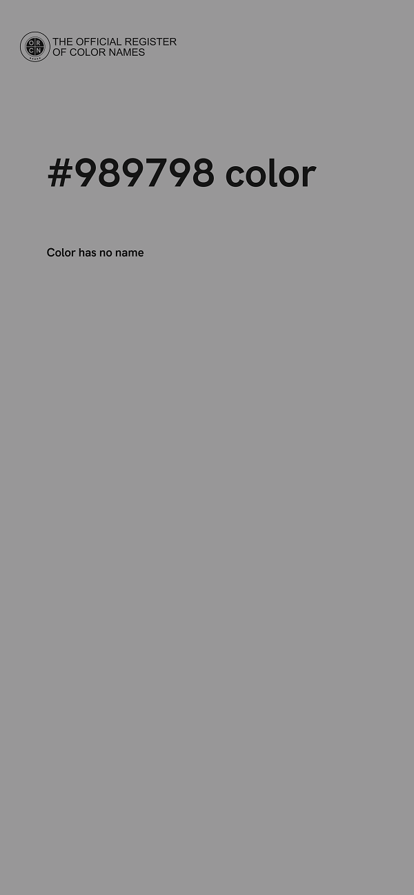 #989798 color image