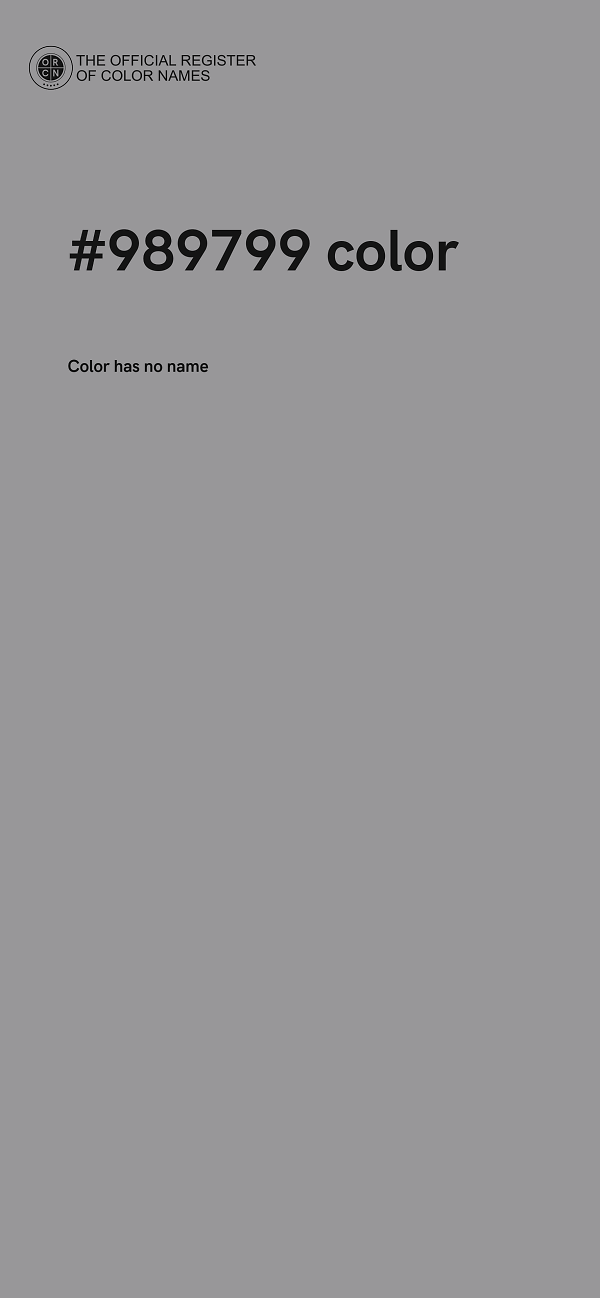 #989799 color image