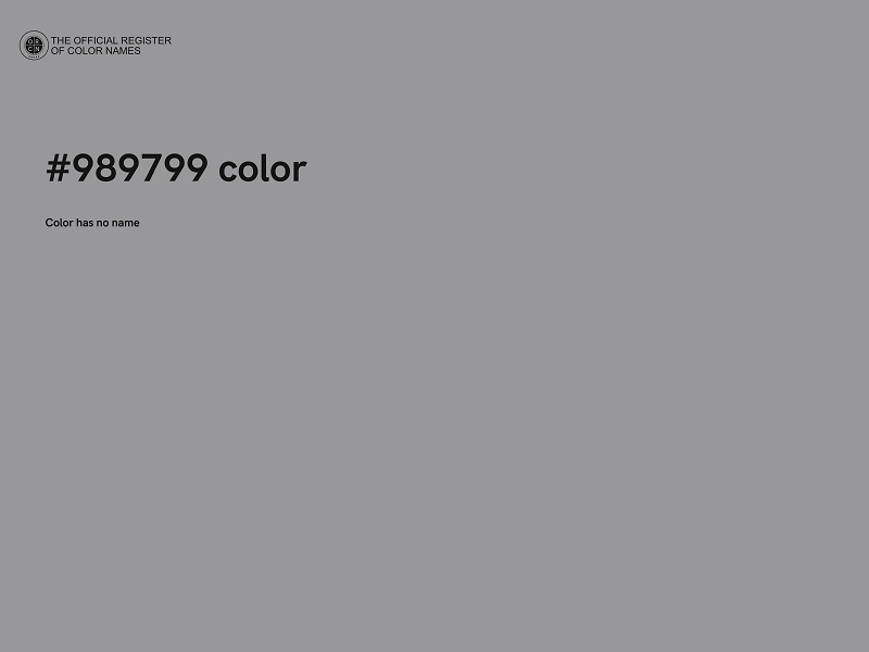 #989799 color image